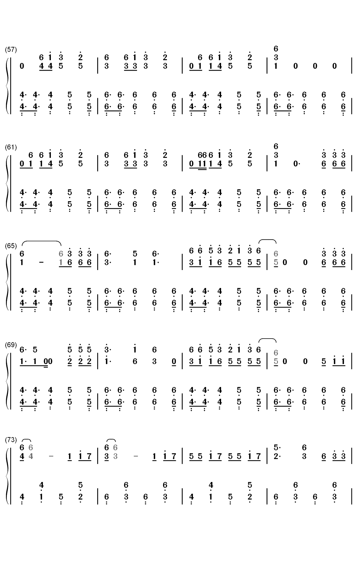 Energetic-Wanna One双手简谱预览4