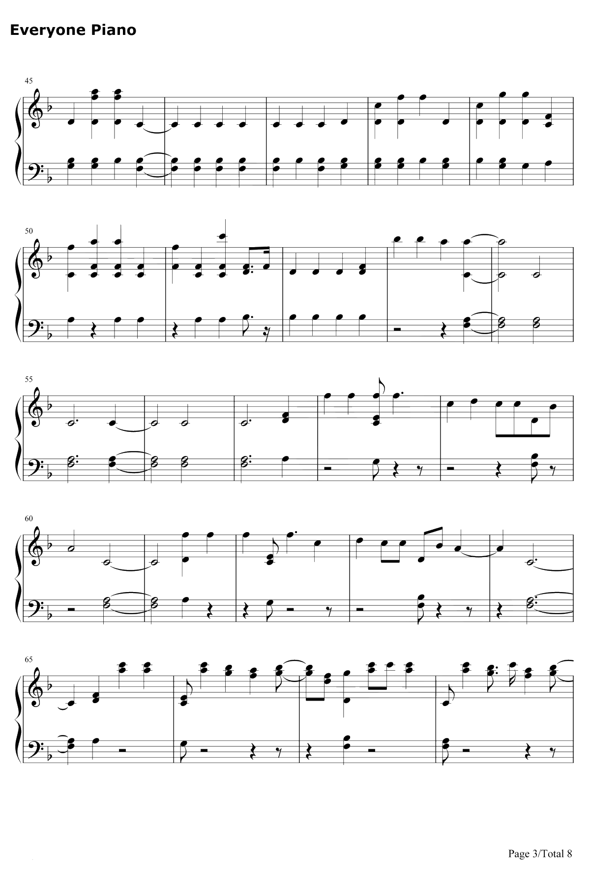 Stand钢琴谱-GeorgeS.Clinton-僵尸高校OST3