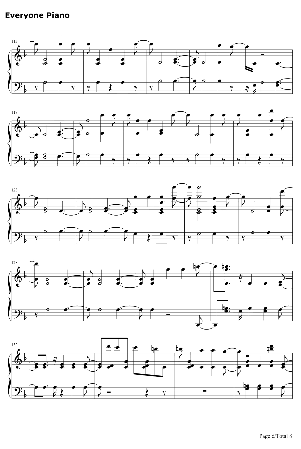 Stand钢琴谱-GeorgeS.Clinton-僵尸高校OST6