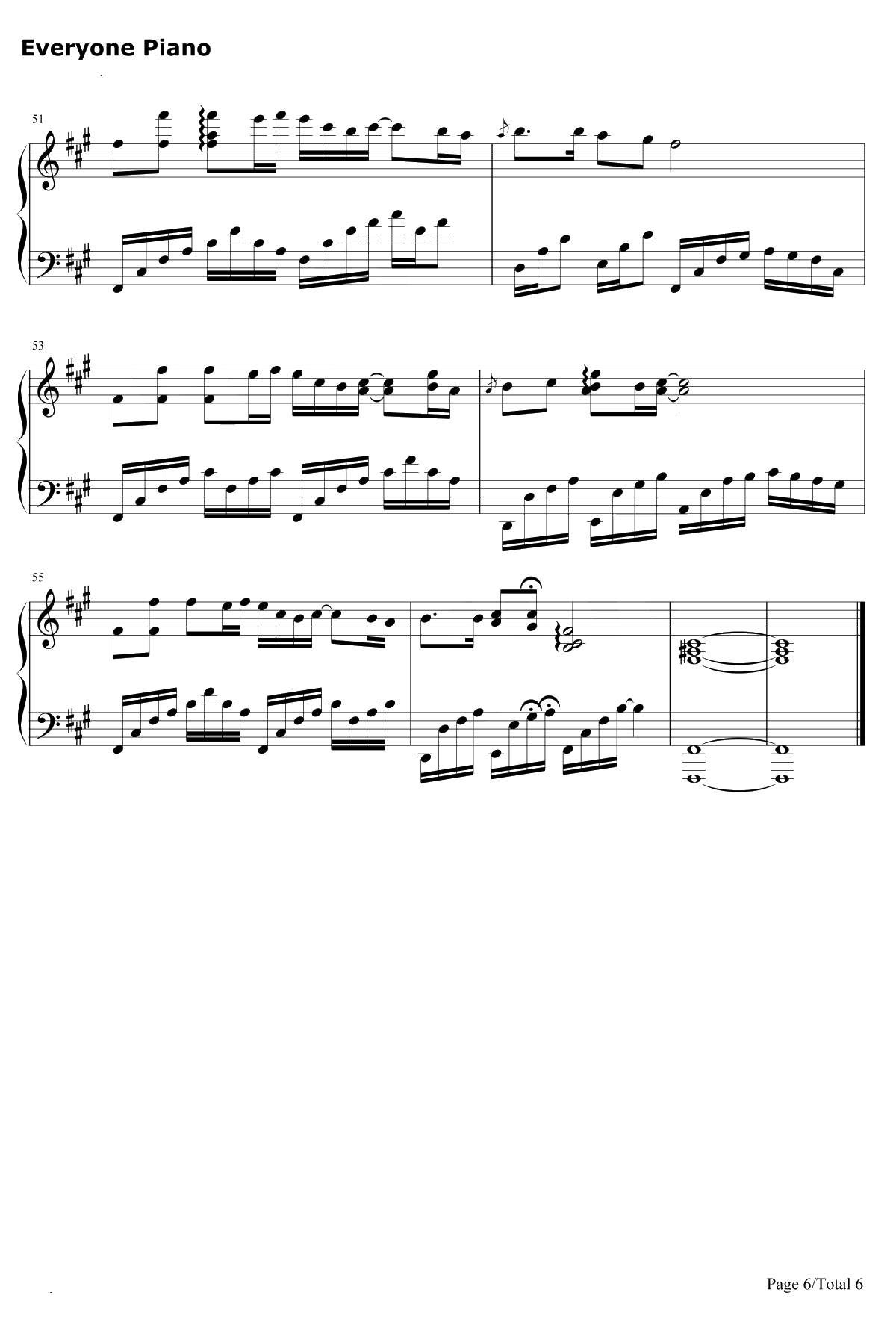 天涯钢琴谱-任贤齐-笑傲江湖片尾曲6