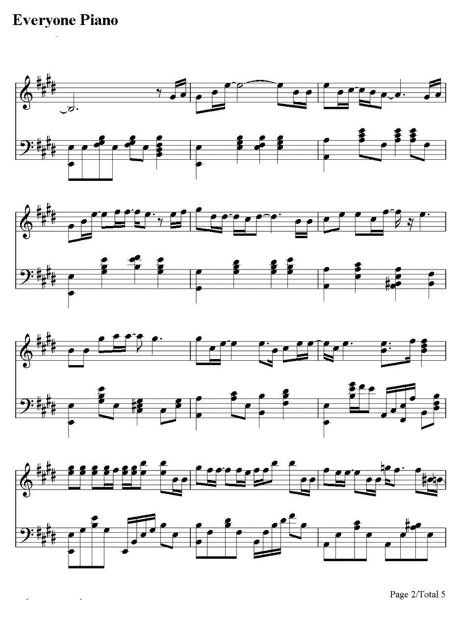 至少还有你钢琴谱-林忆莲2