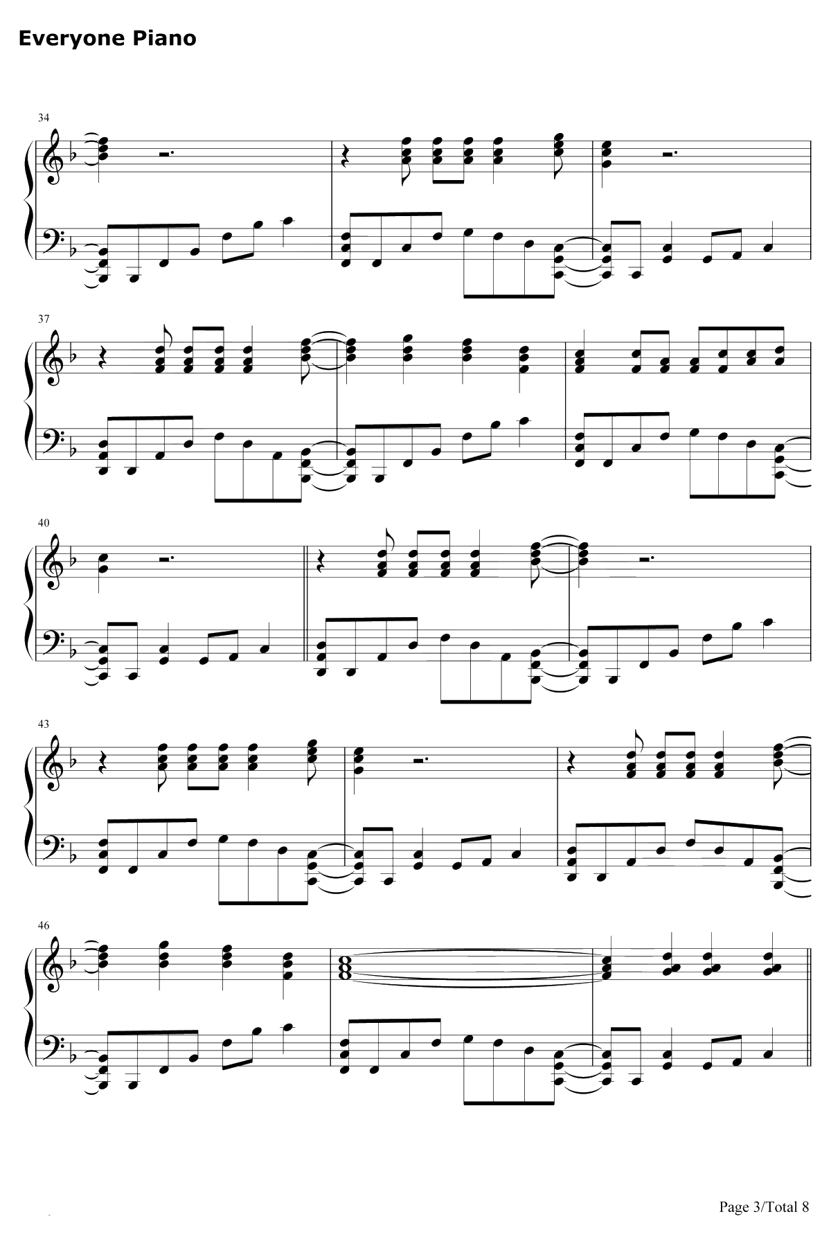 Square Hammer钢琴谱-Ghost3