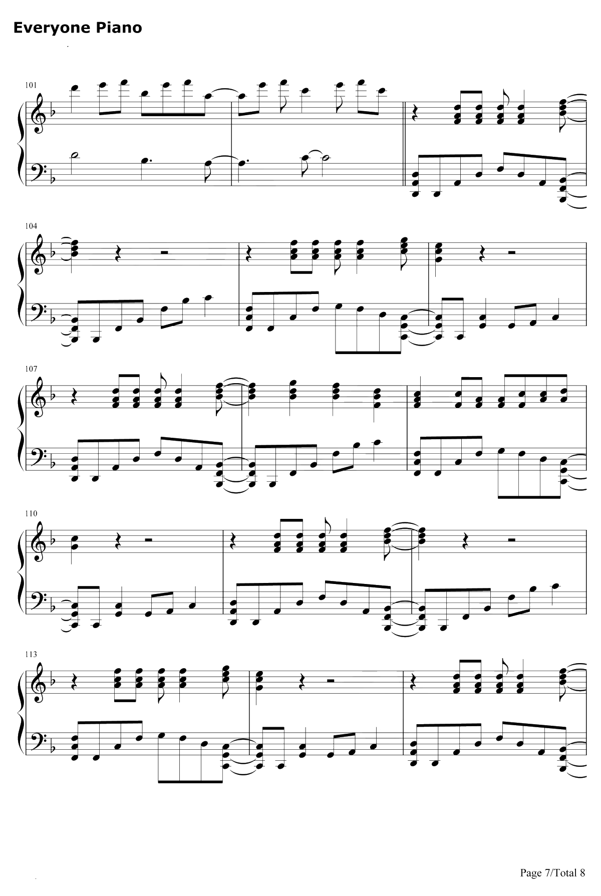 Square Hammer钢琴谱-Ghost7