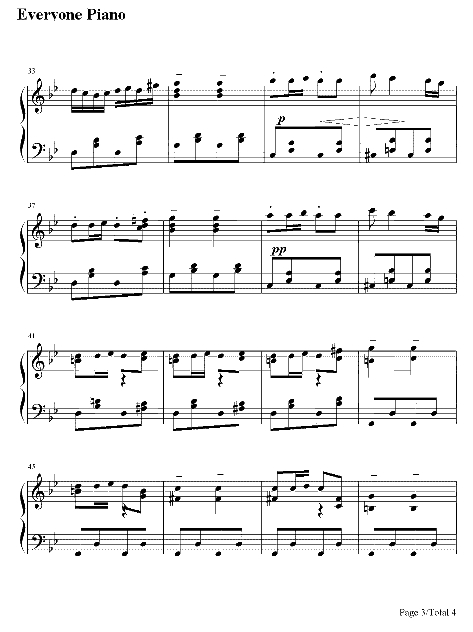 麦兜的故事主题曲钢琴谱-何崇志3