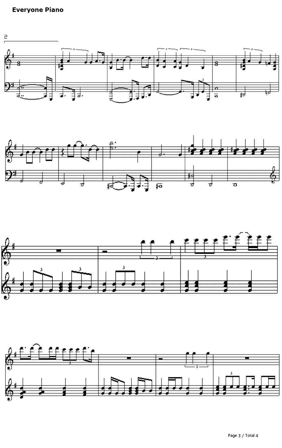 Grace Kelly钢琴谱-Mika3