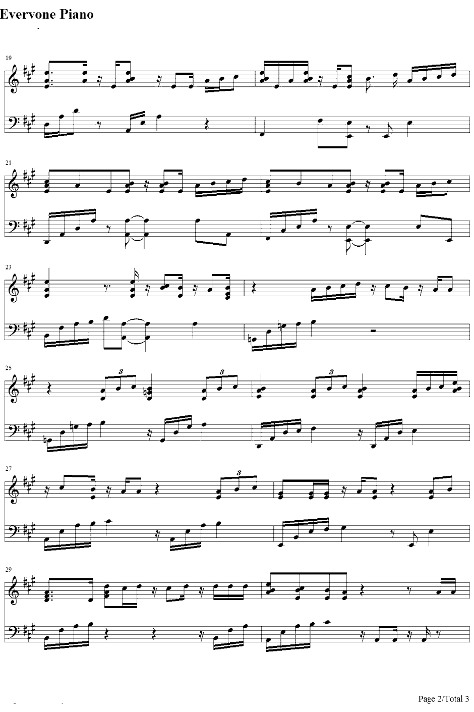 Angel(Into Your World)钢琴谱-EXO2