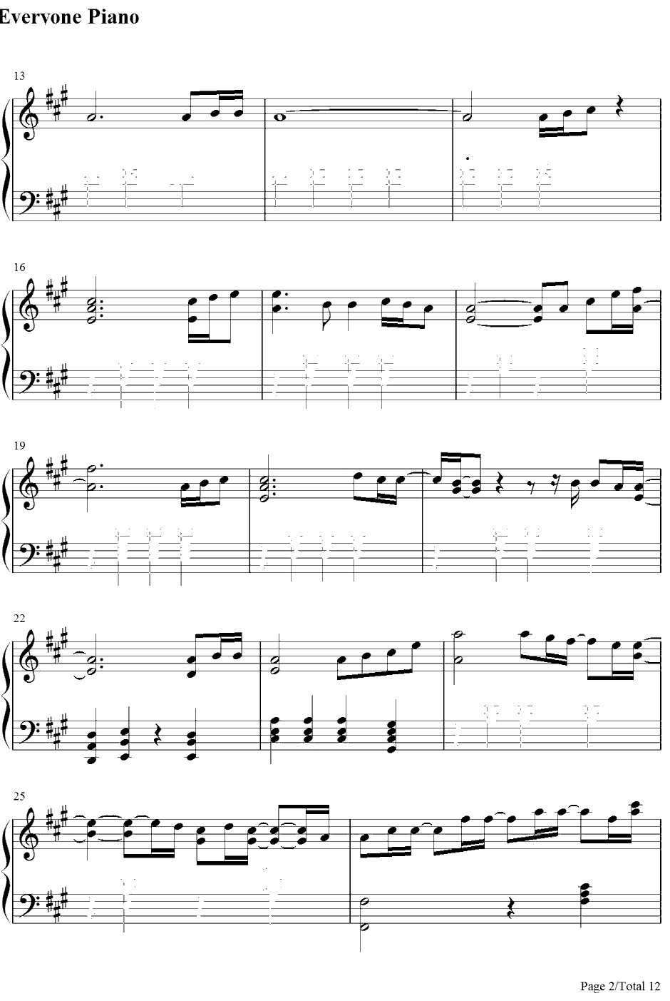 银色飞行船钢琴谱-supercell-被狙击的学园OP2