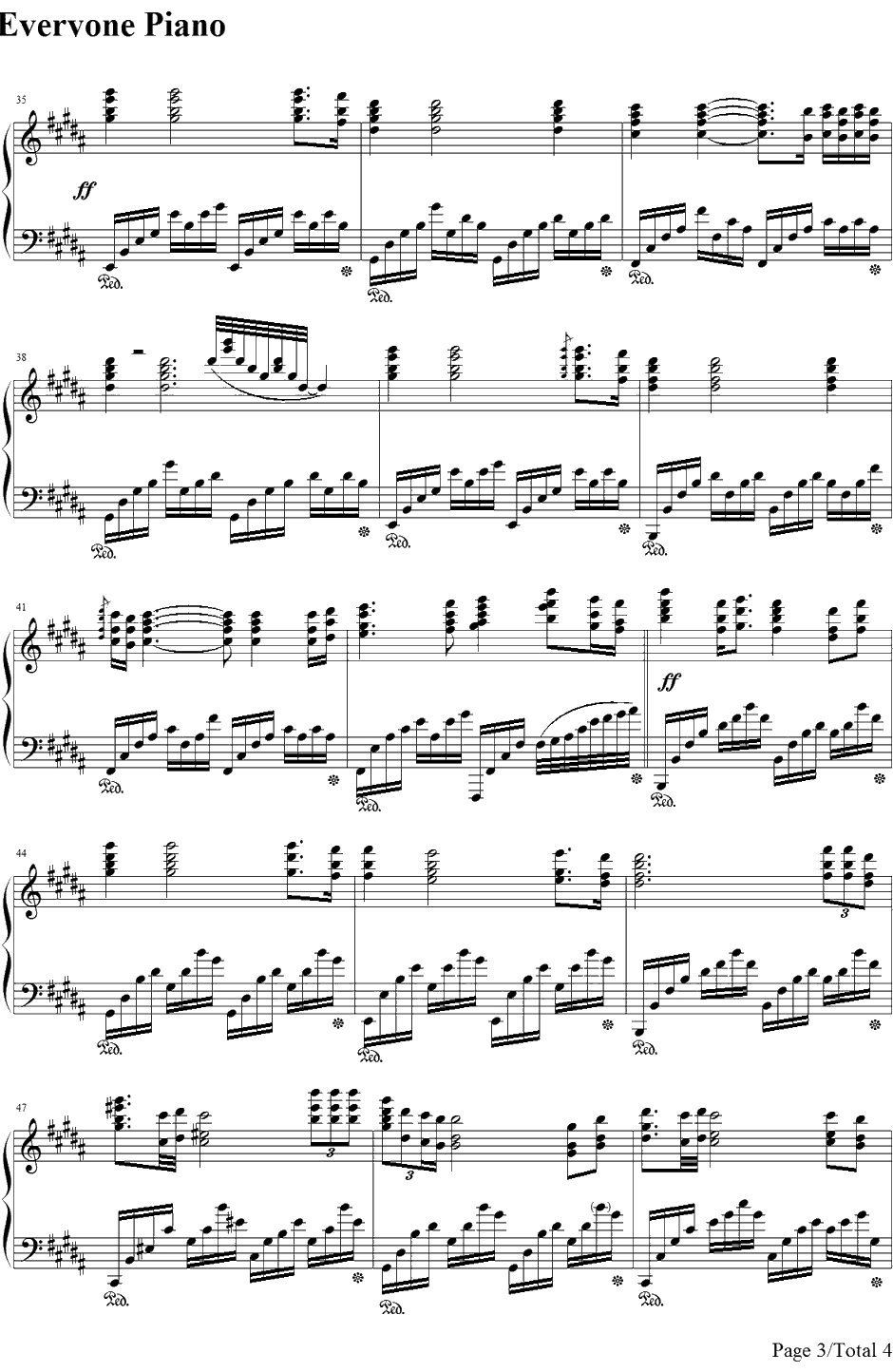 Sailing钢琴谱-RodStewart3