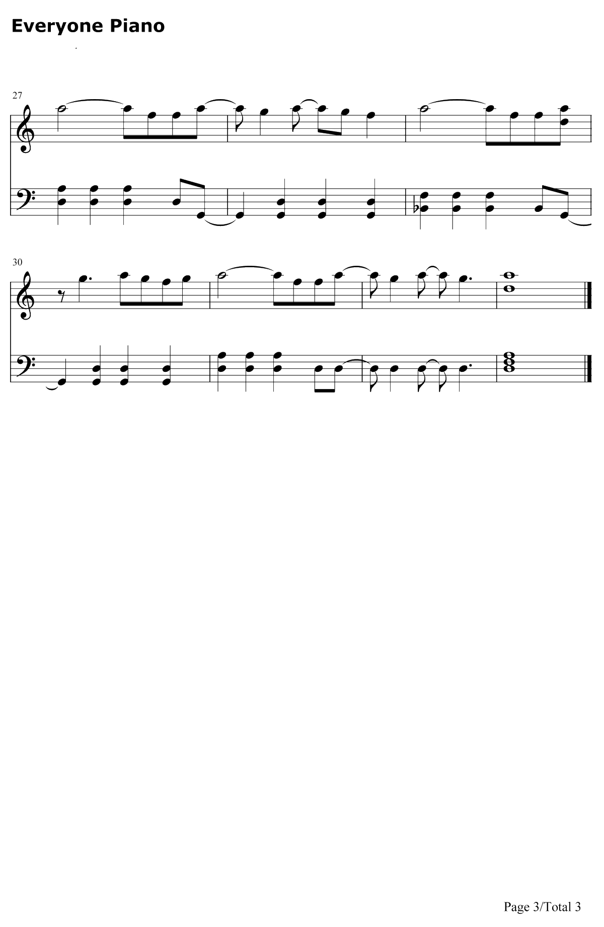 The Walker钢琴谱-FitzandtheTantrums3