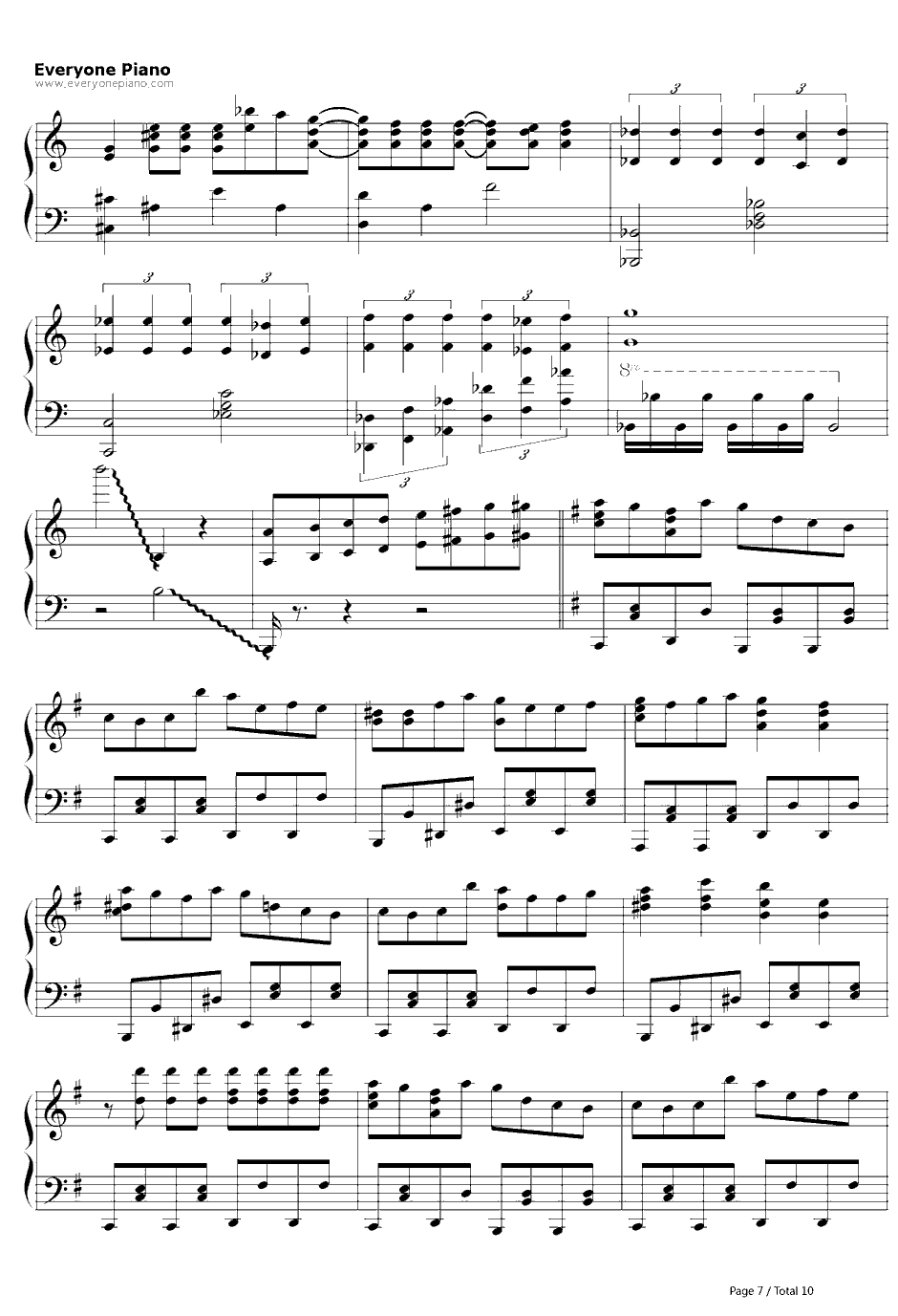 ヒャダインのじょーじょーゆーじょー钢琴谱-ヒャダイン-日常OP27