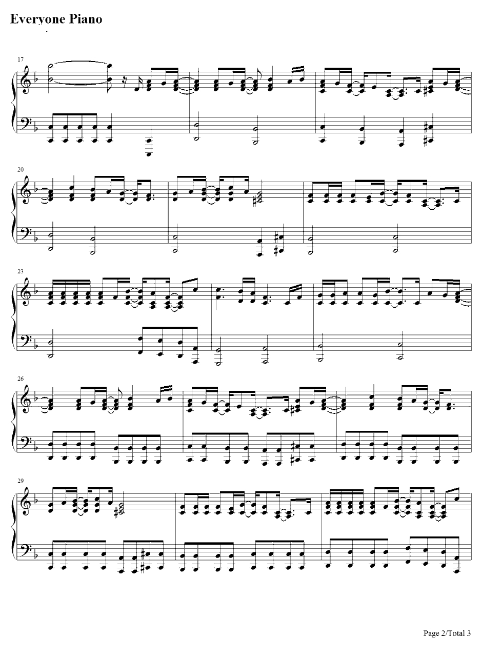 LETIT OUT钢琴谱-福原美穂-钢之炼金术师FULLMETALALCHEMISTED2