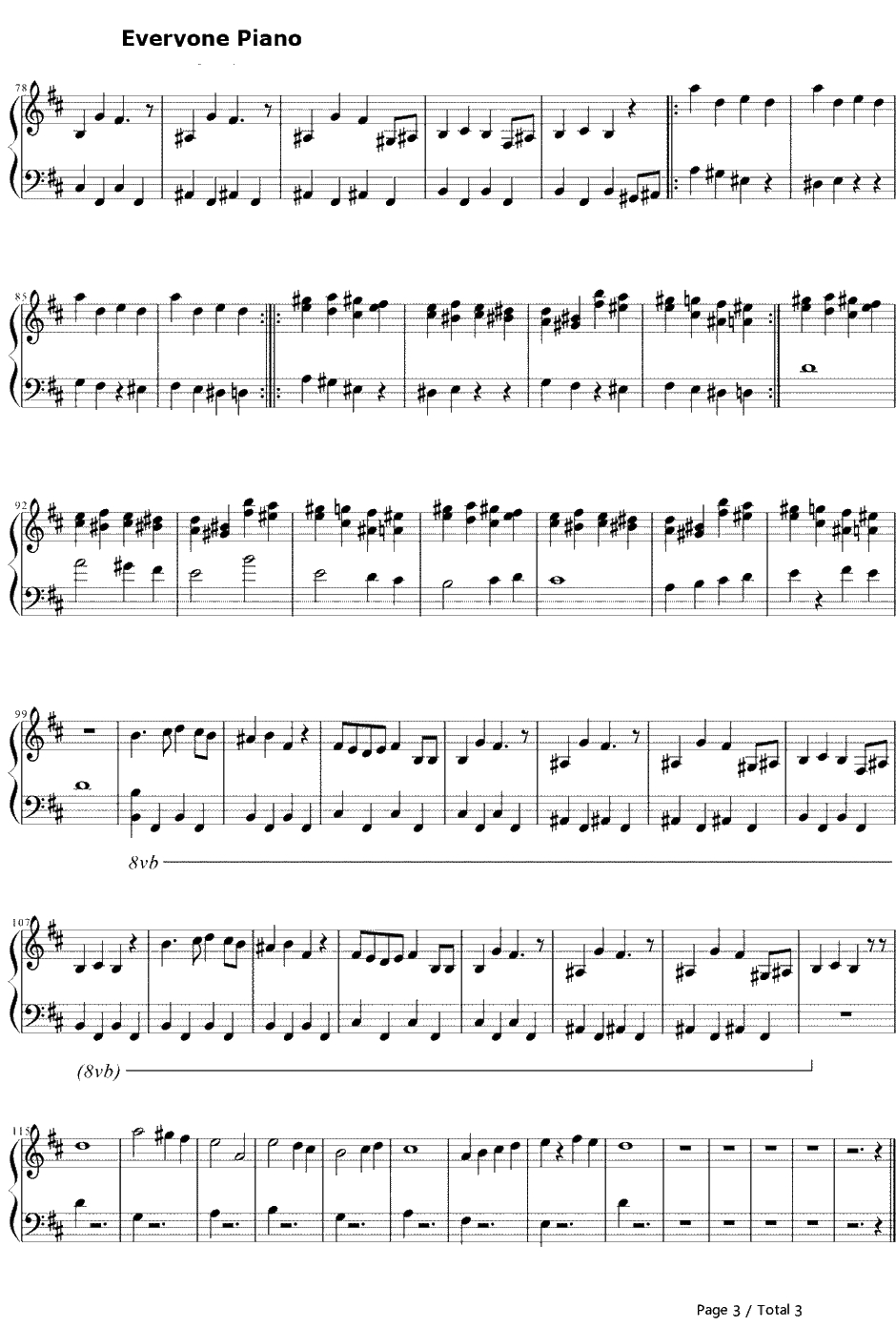 雨降る街にて風船は悪魔と踊る钢琴谱-初音ミク3