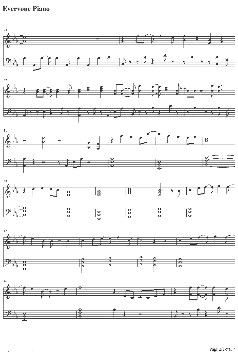 Fire flies钢琴谱-OwlCity2