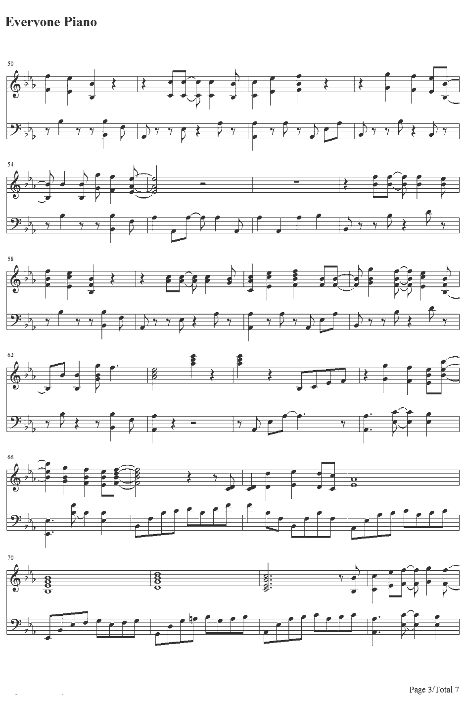 Fire flies钢琴谱-OwlCity3