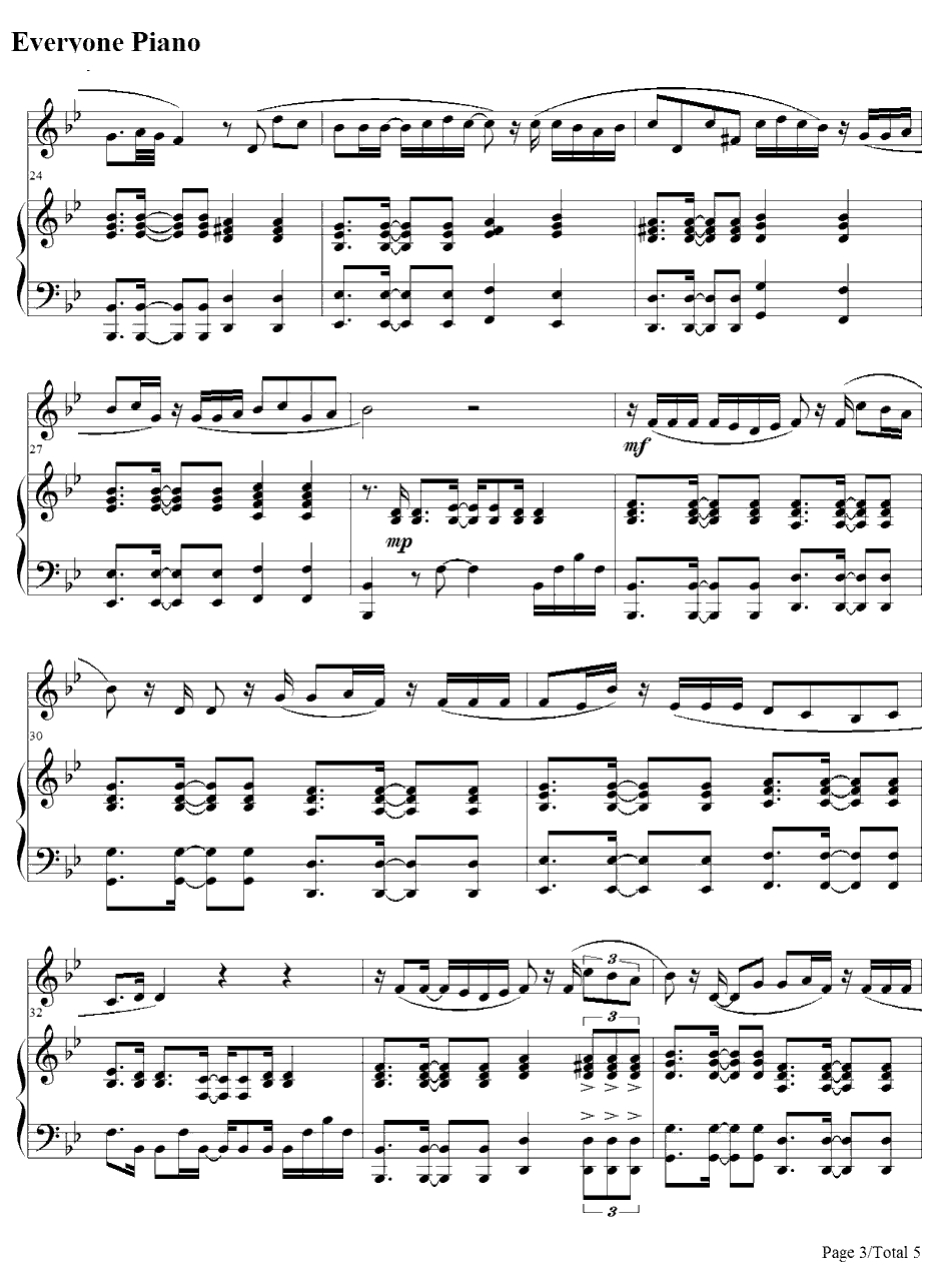 初日钢琴谱-AKB483