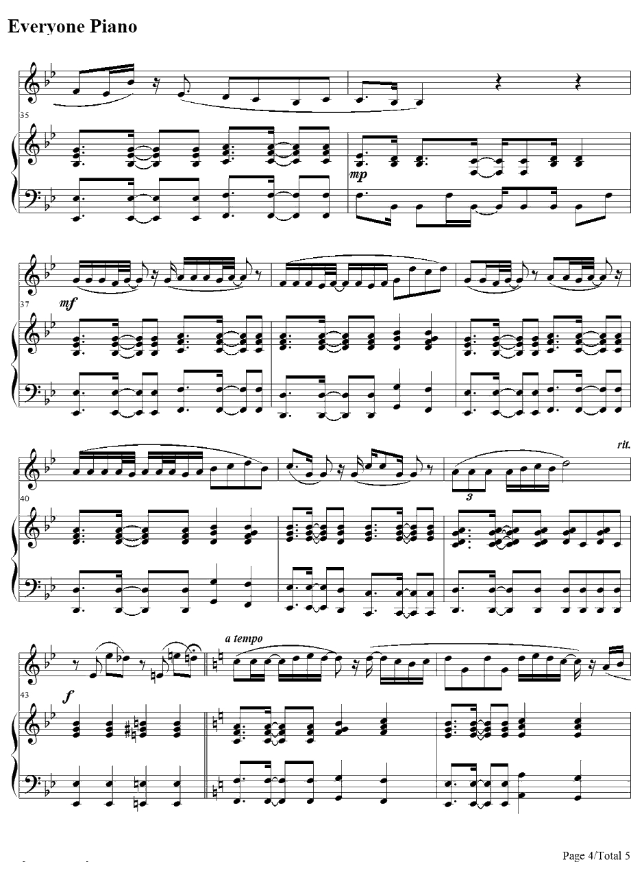 初日钢琴谱-AKB484