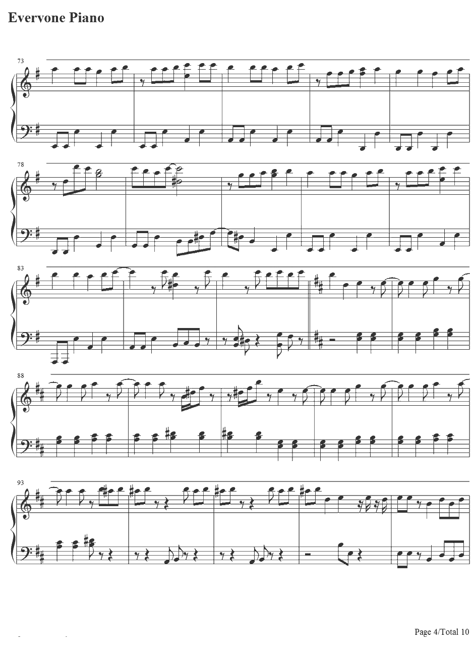 Z女战争钢琴谱-ももいろクローバーZ桃色幸运草Z-ももいろクローバーZ4