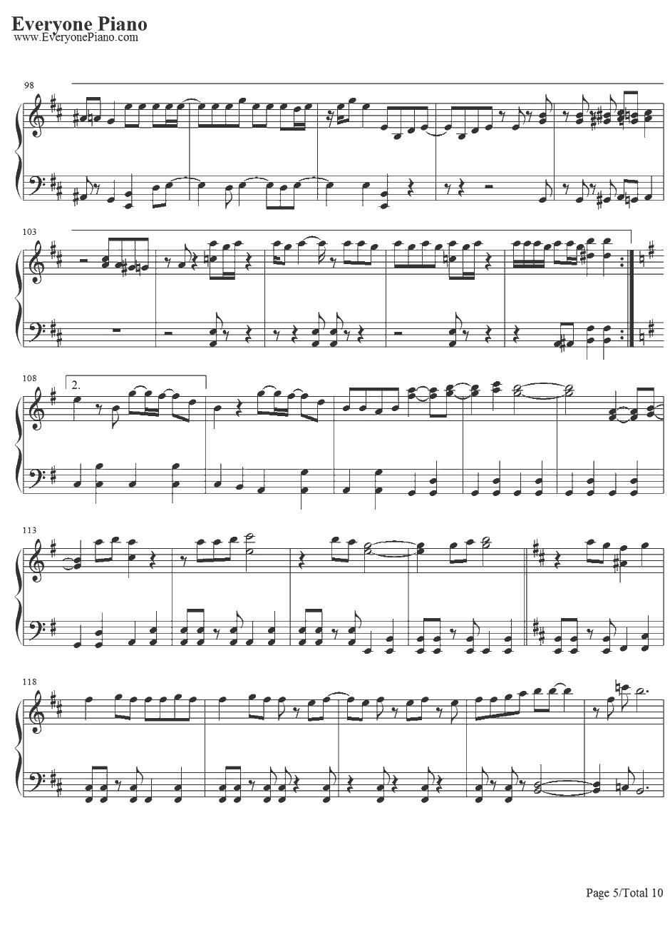 Z女战争钢琴谱-ももいろクローバーZ桃色幸运草Z-ももいろクローバーZ5