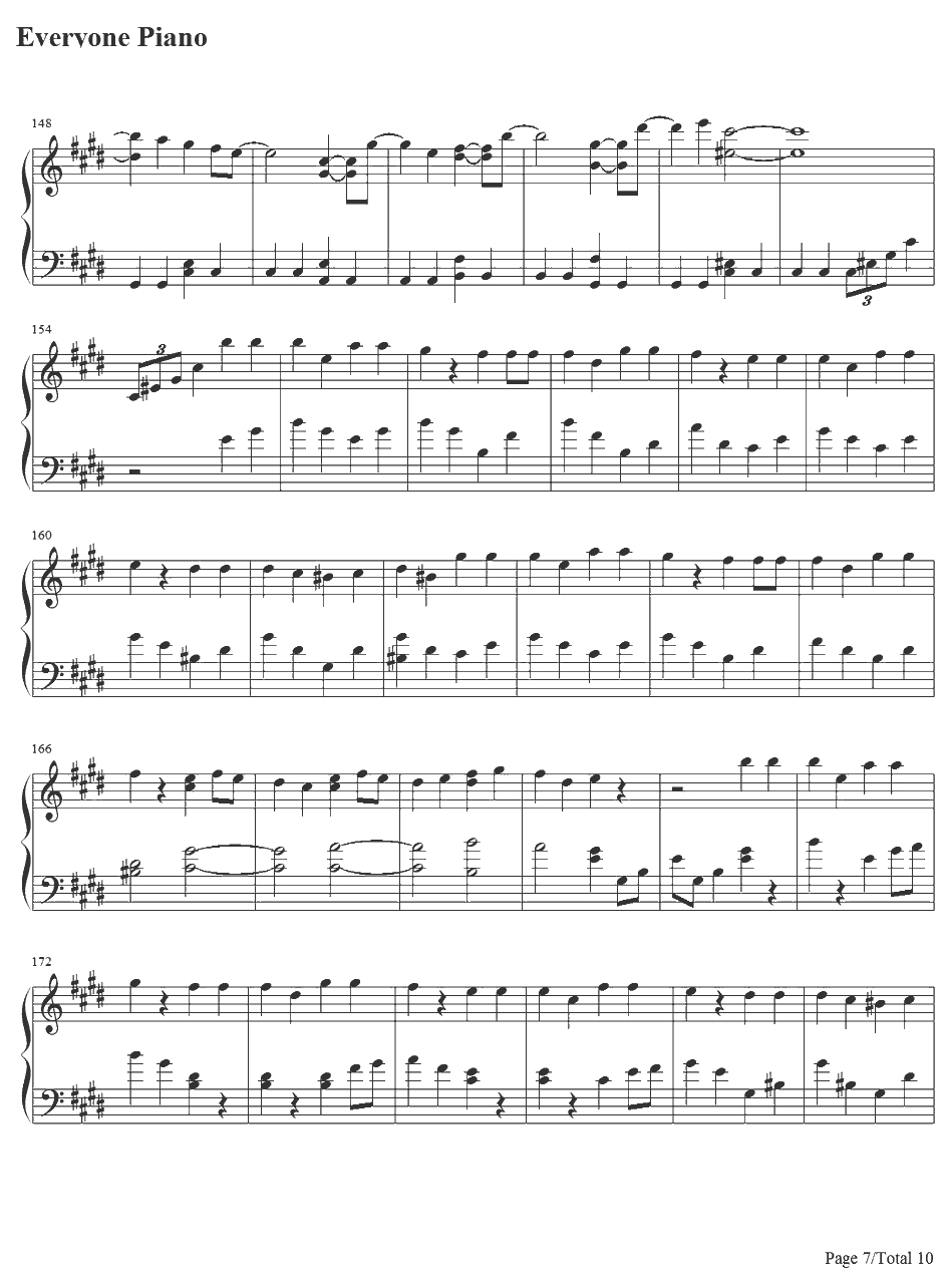 Z女战争钢琴谱-ももいろクローバーZ桃色幸运草Z-ももいろクローバーZ7