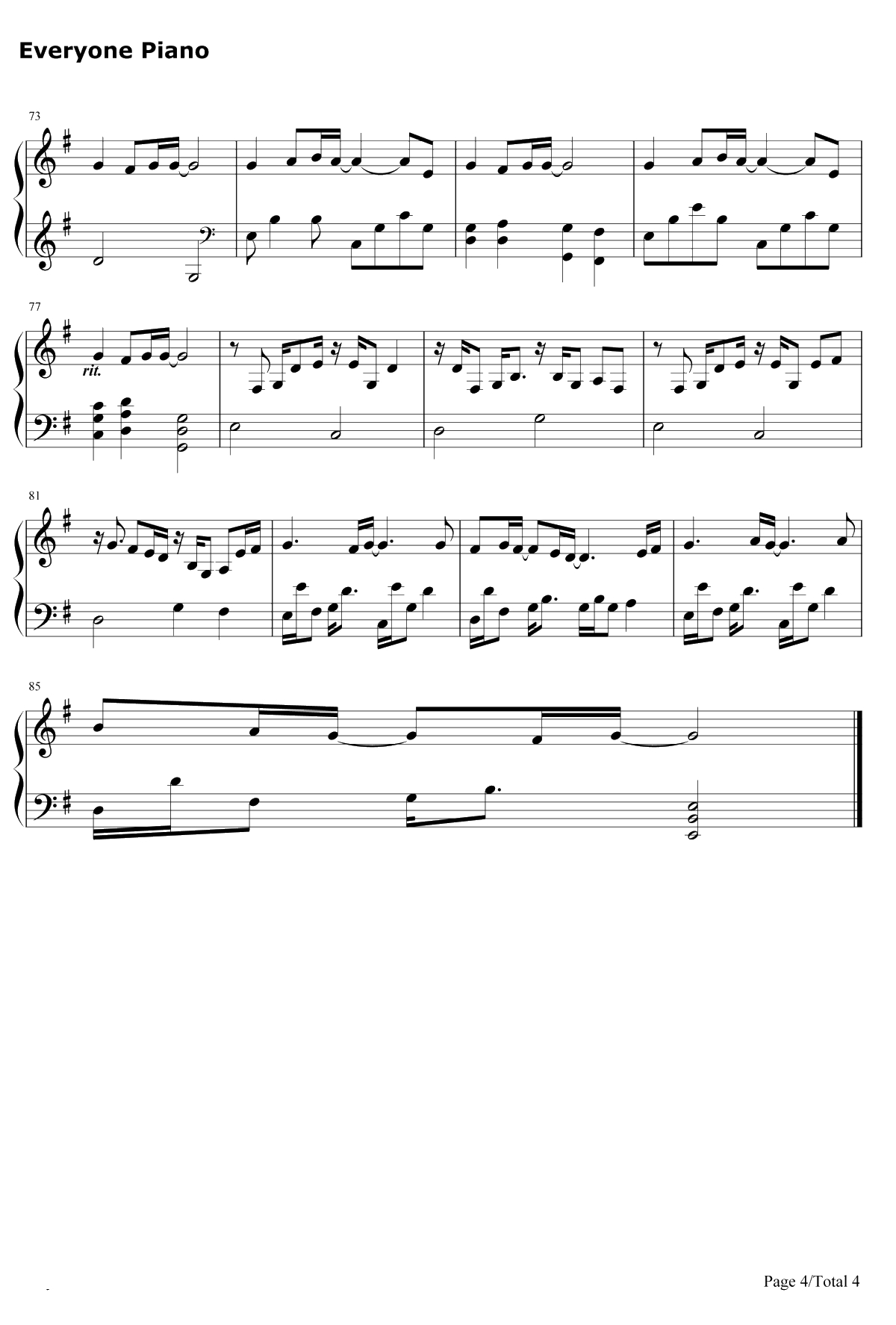 砂尘の彼方へ…钢琴谱-Revo&梶浦由记4