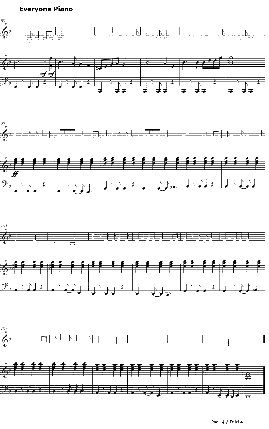 Back to Black钢琴谱-AmyWinehouse4