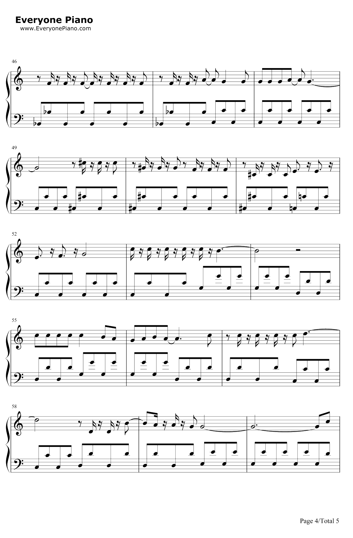 Every thing Is Awe some钢琴谱-TeganandSara4