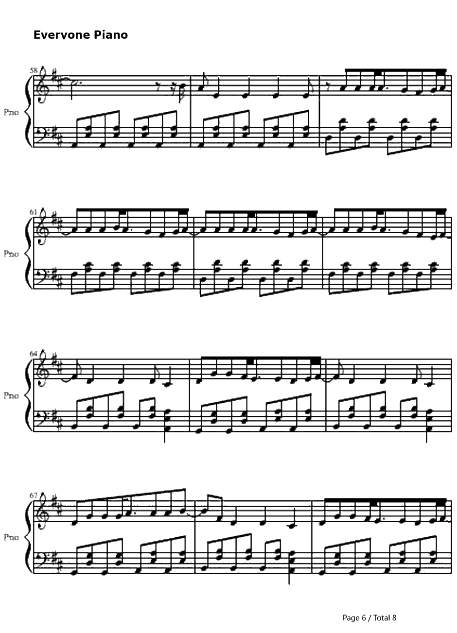 Hey There Delilah钢琴谱-PlainWhiteT's6