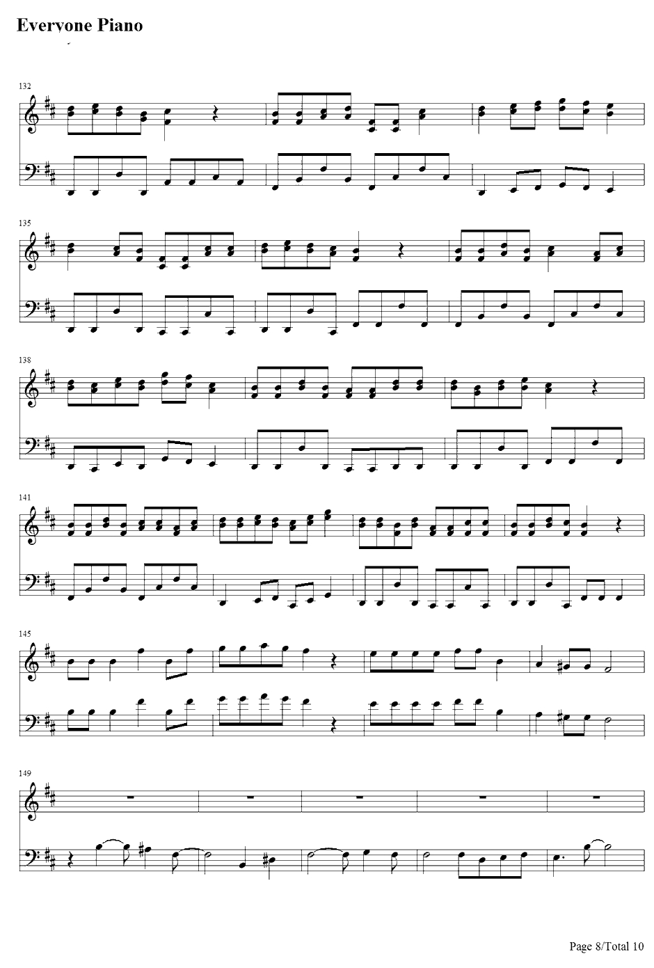 茶番カプリシオ钢琴谱-MEIKO、KAITO、初音ミク、镜音りん、镜音レン、神威がくぼ、巡音ルカ、GUMI-VOCALOID×88