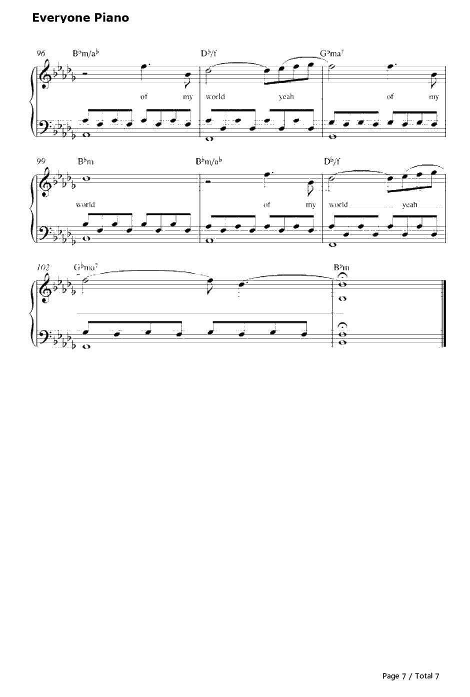 Home town Glory钢琴谱-Adele7