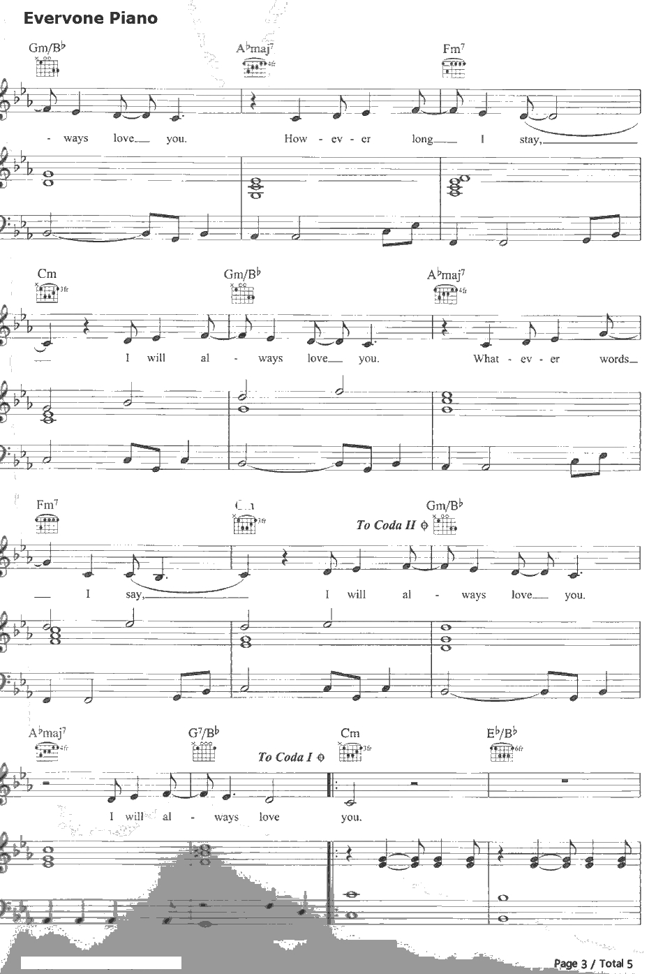 Lovesong钢琴谱-Adele3