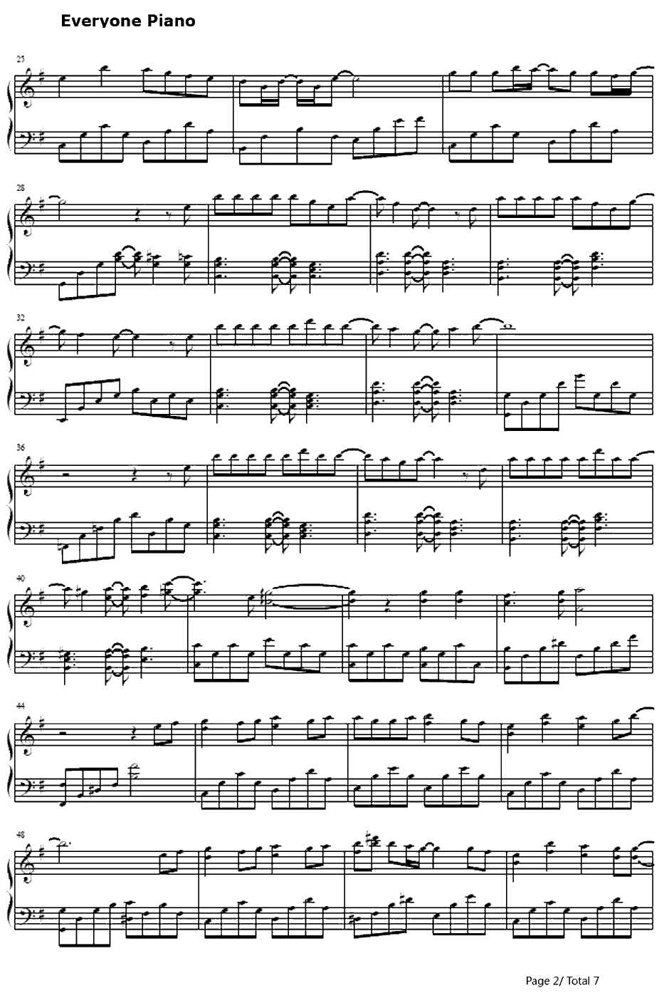 ハルウタ钢琴谱-生物股长-名侦探柯南第十一名王牌前锋主题曲2