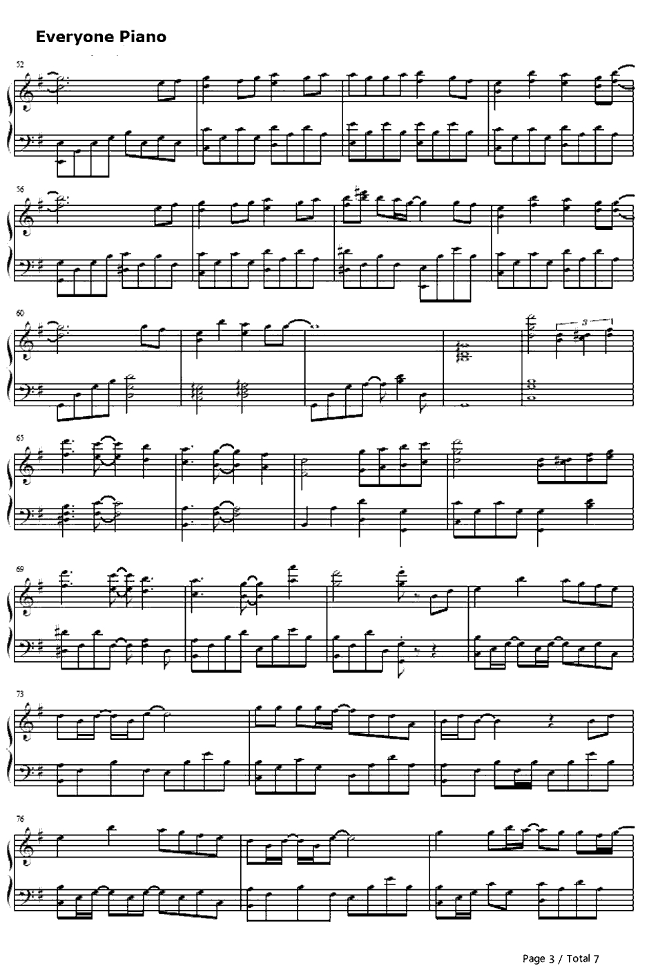 ハルウタ钢琴谱-生物股长-名侦探柯南第十一名王牌前锋主题曲3