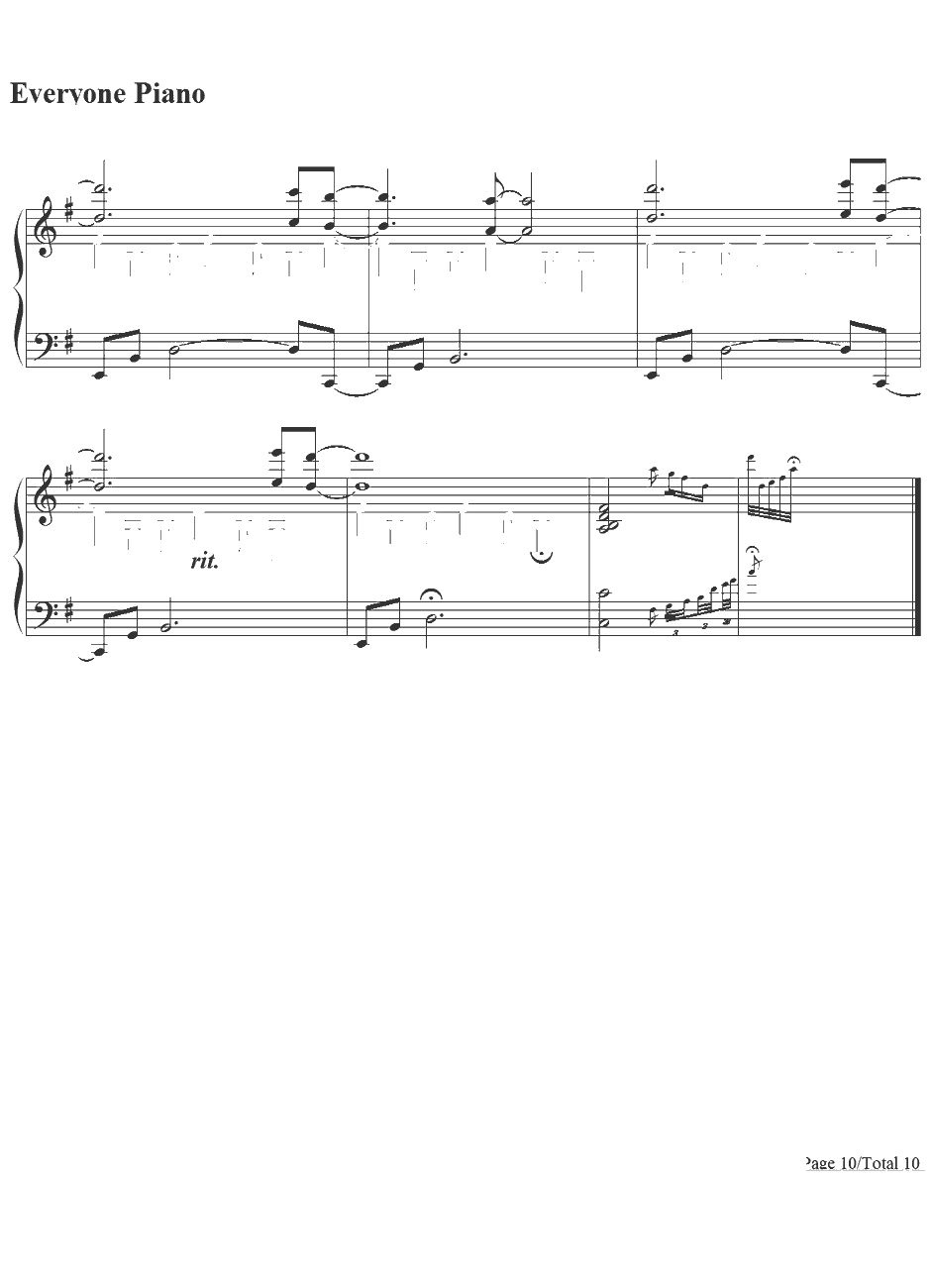 メグメル钢琴谱-riya-CLANNADOP10