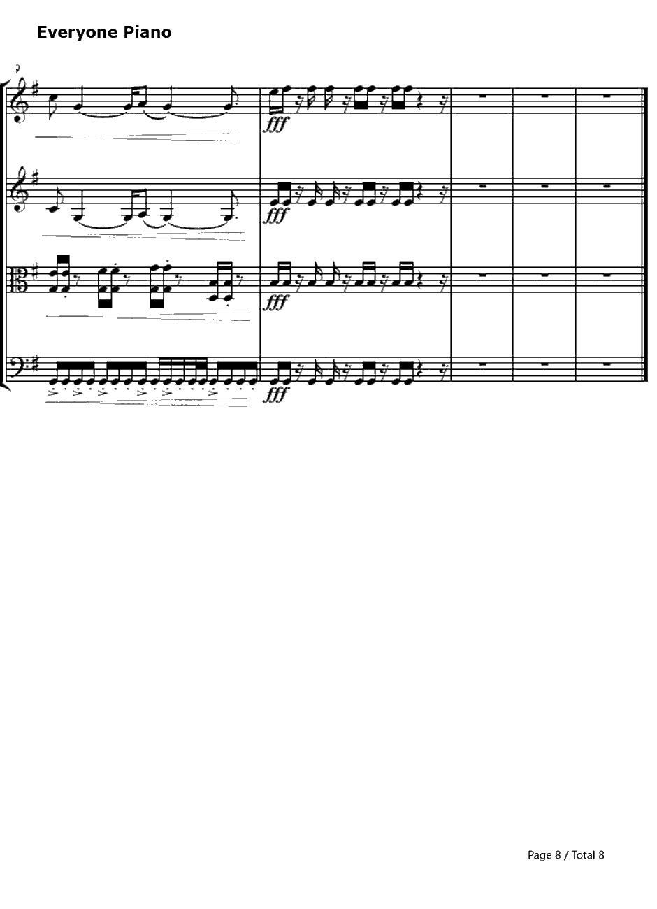 アフターダーク钢琴谱-ASIANKUNG-FUGENERATION-死神OP78