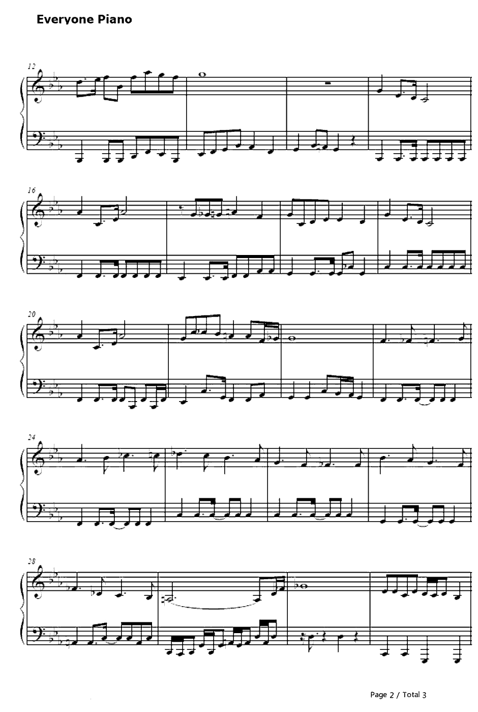 勇侠青春讴钢琴谱-ALIPROJECT-反叛的鲁路修ED12