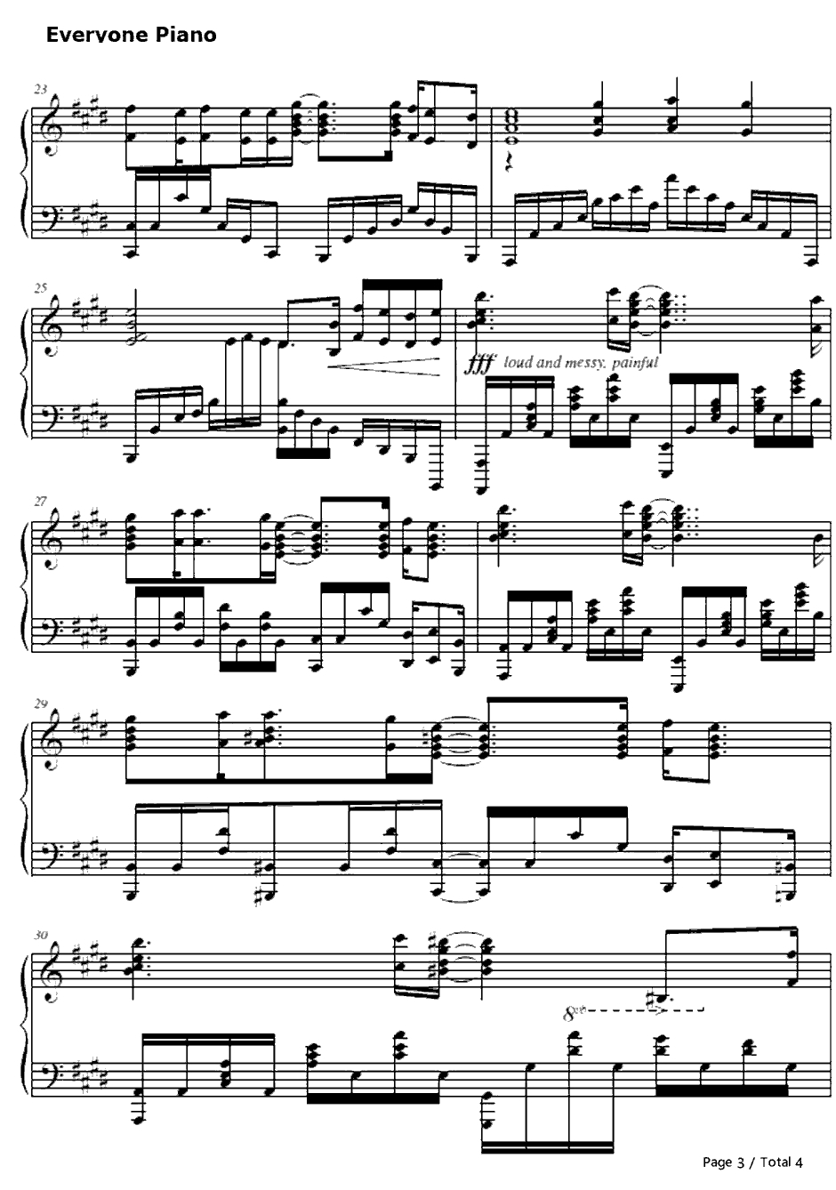 All Alone With You钢琴谱-EGOIST-心理测量者ED23