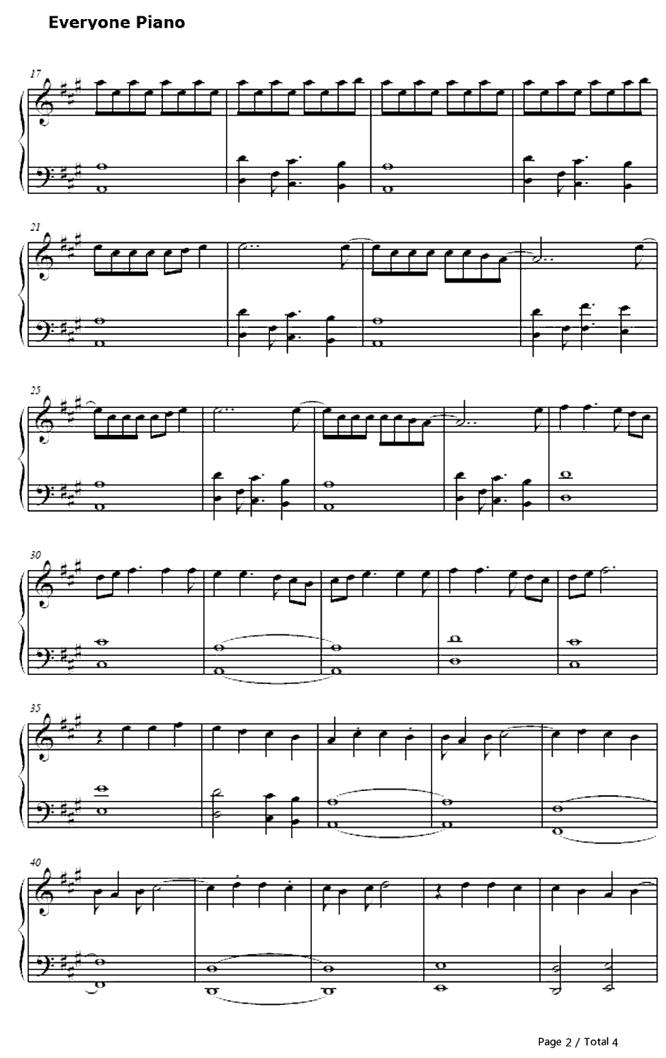 胸がドキドキ钢琴谱-THEHIGH-LOWS-名侦探柯南OP12