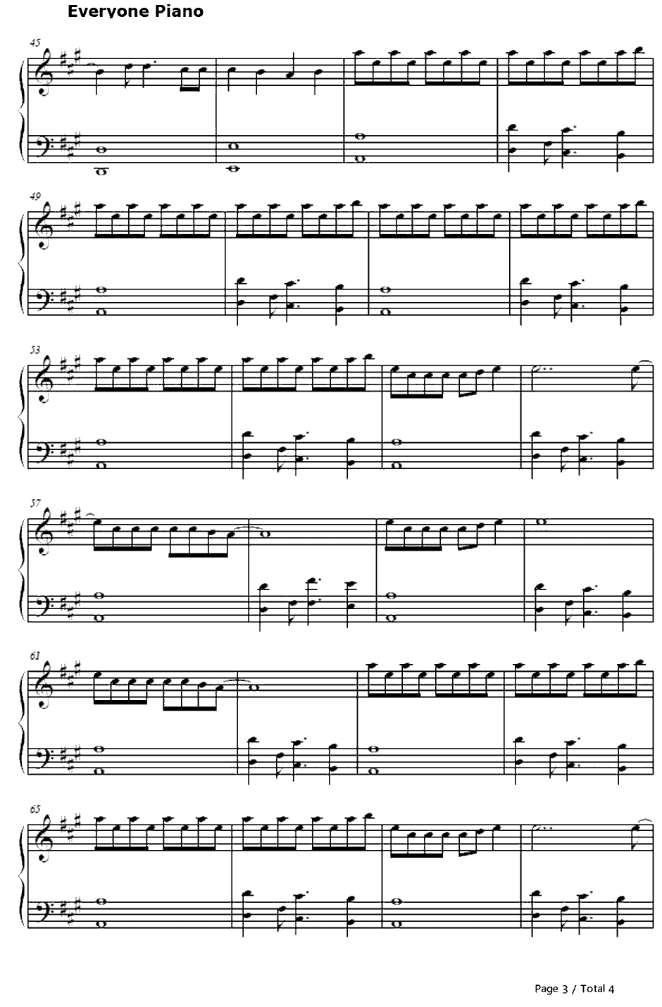 胸がドキドキ钢琴谱-THEHIGH-LOWS-名侦探柯南OP13