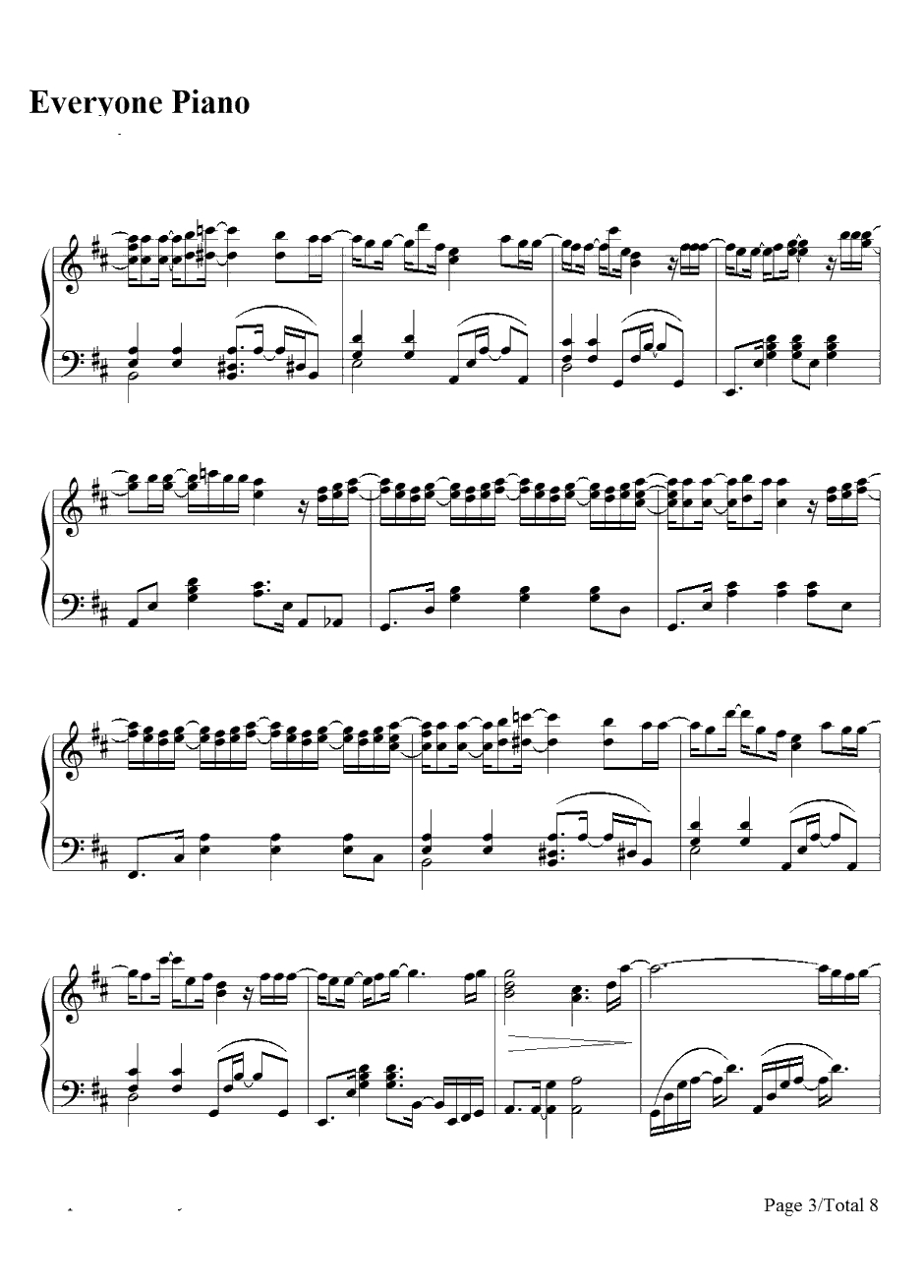 星のように…钢琴谱-MISIA-宇宙英雄之超银河传说主題歌3