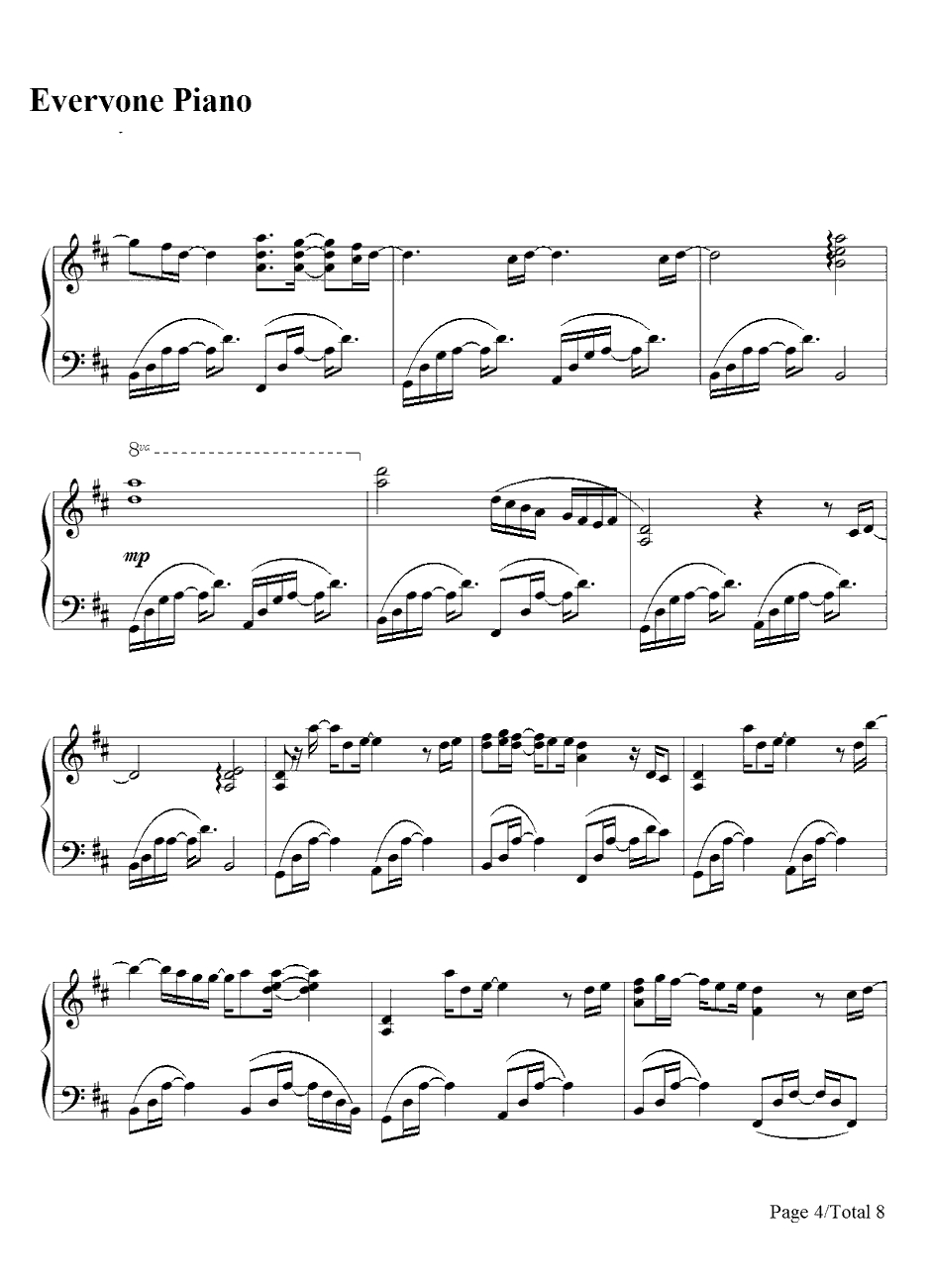 星のように…钢琴谱-MISIA-宇宙英雄之超银河传说主題歌4