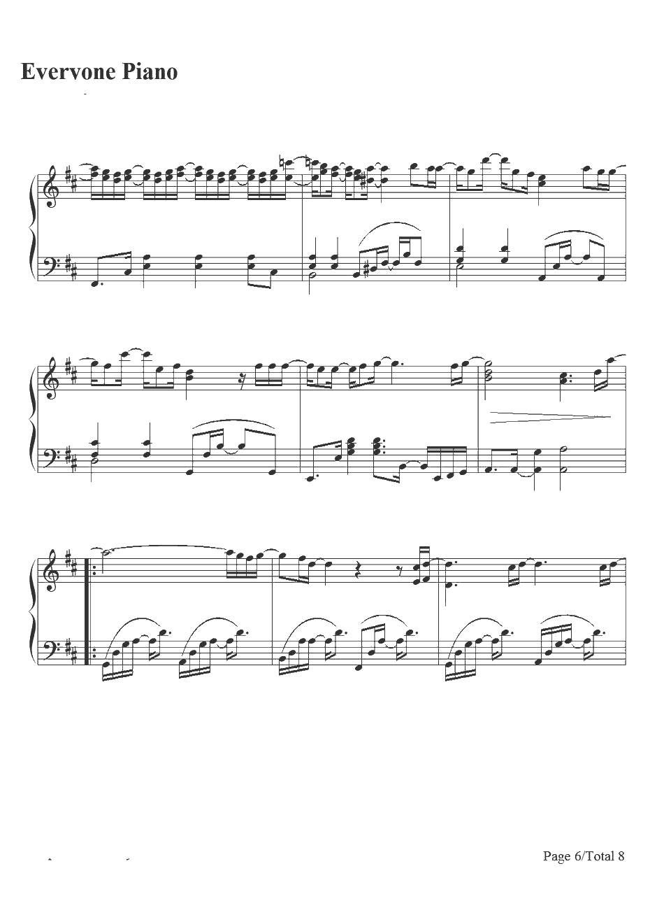 星のように…钢琴谱-MISIA-宇宙英雄之超银河传说主題歌6