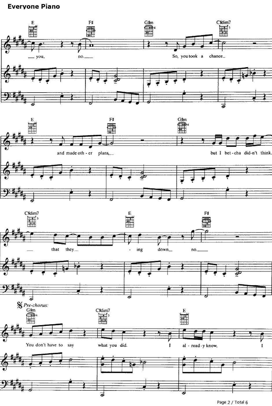 Cry Me a River钢琴谱-JustinTimberlake2