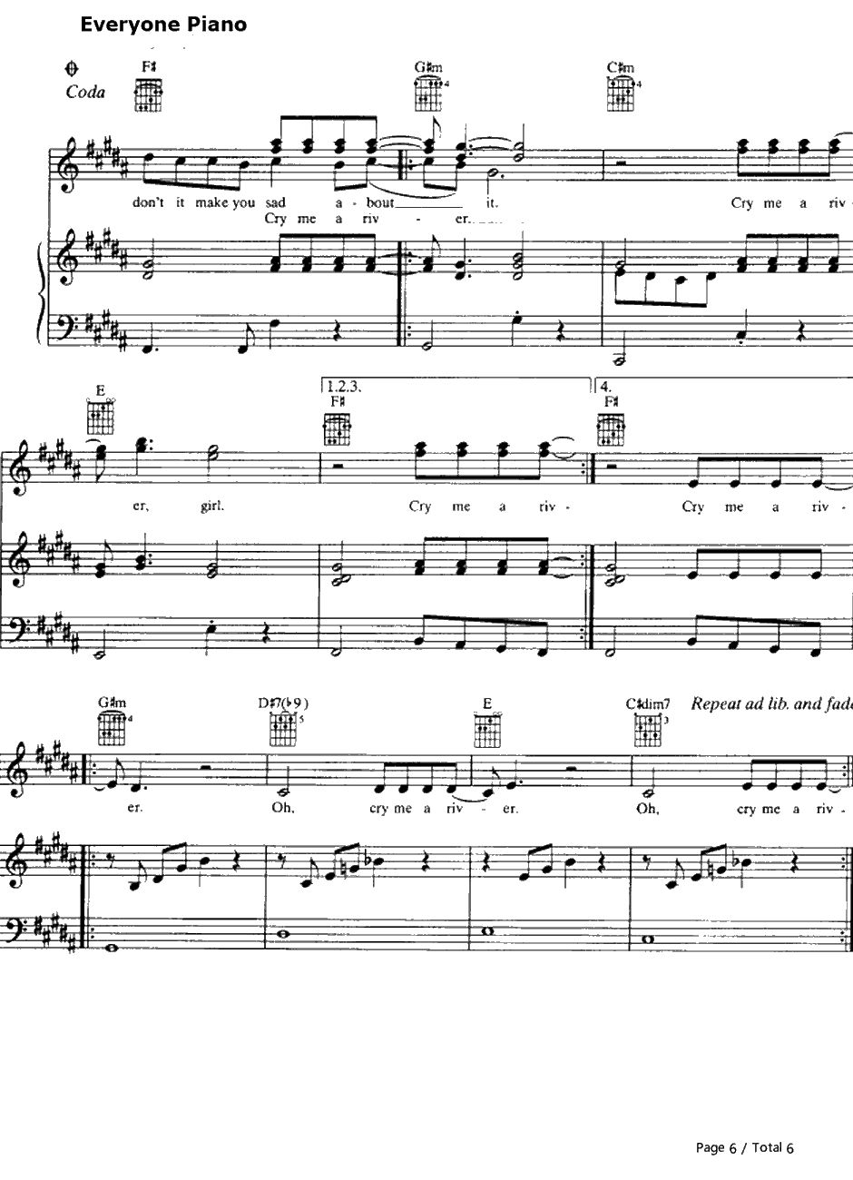 Cry Me a River钢琴谱-JustinTimberlake6