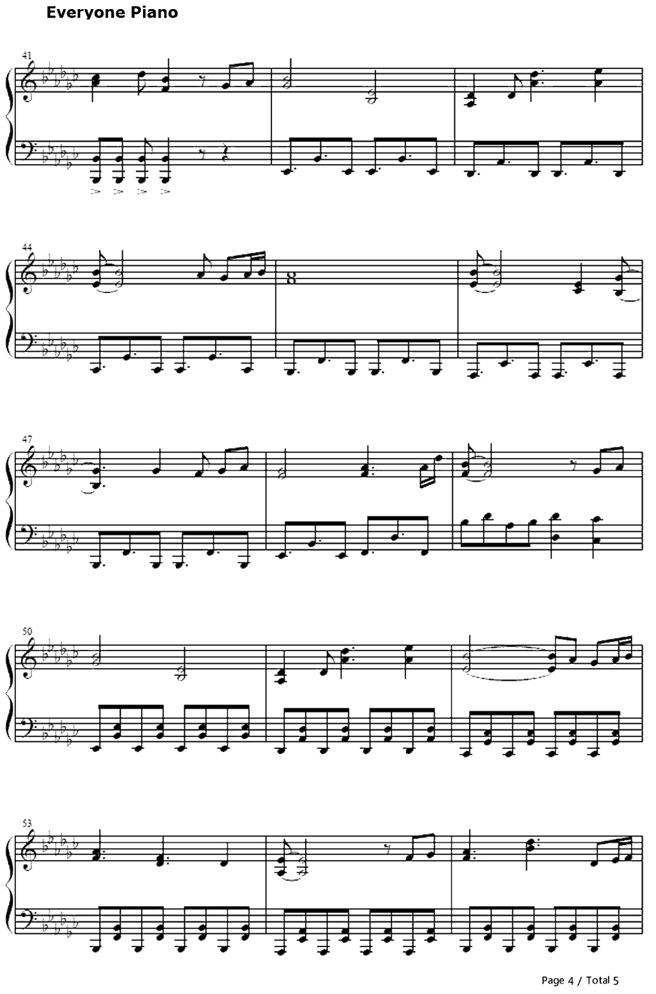 舞风钢琴谱-吉冈亚衣加-薄樱鬼碧血录OP4