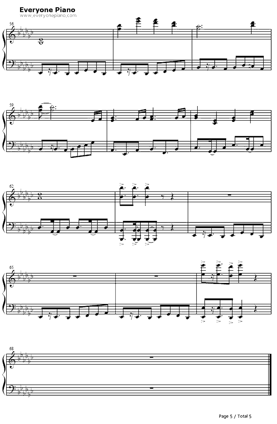 舞风钢琴谱-吉冈亚衣加-薄樱鬼碧血录OP5