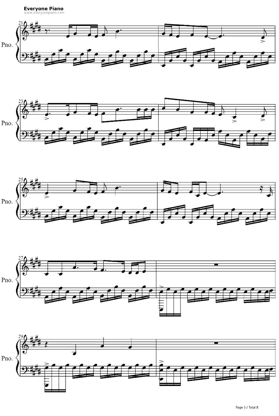 Arms钢琴谱-ChristinaPerri3