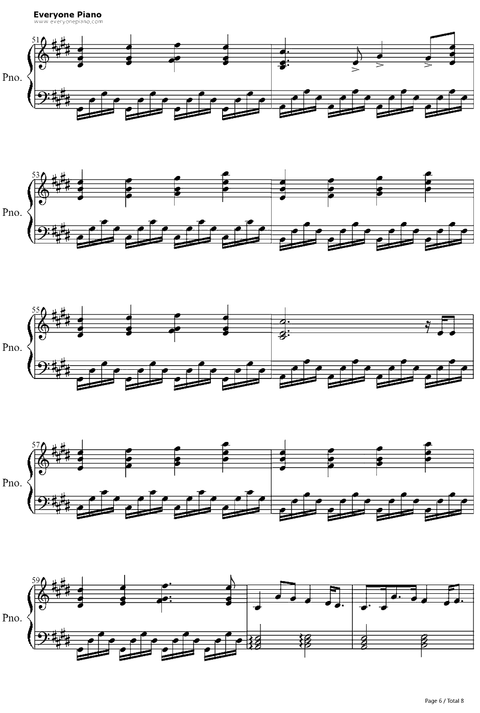 Arms钢琴谱-ChristinaPerri6