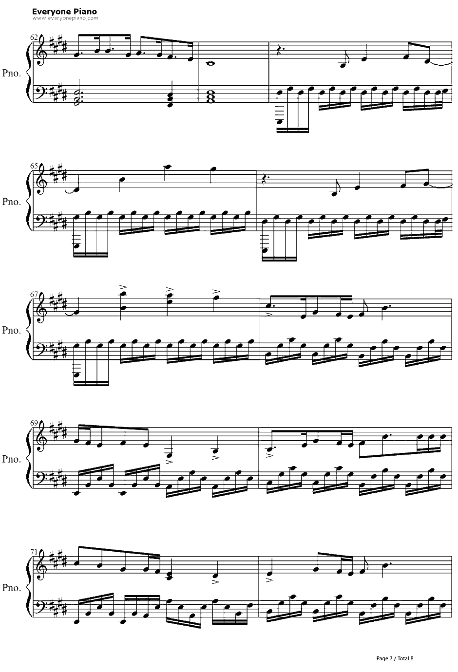 Arms钢琴谱-ChristinaPerri7