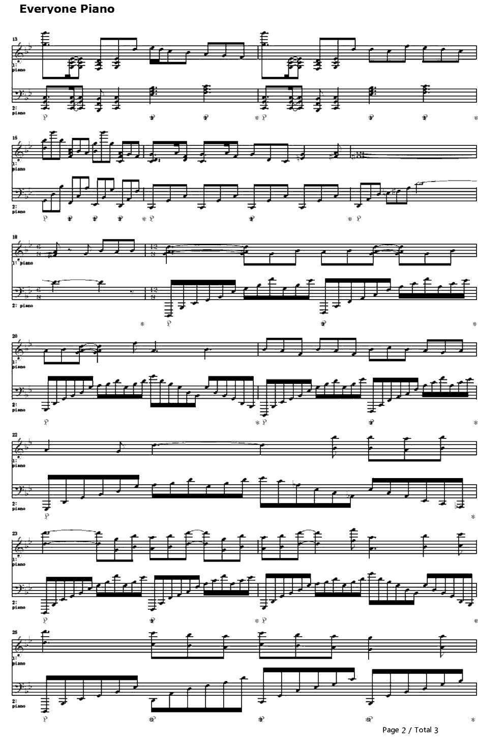 片翼の鸟钢琴谱-志方あきこ-海猫鸣泣之时OP2