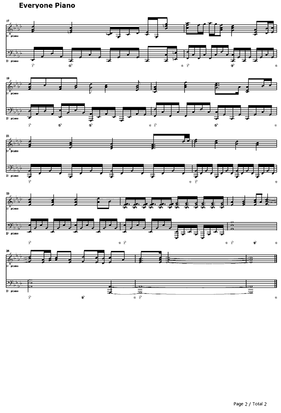 マミさんのテーマ钢琴谱-梶浦由记-魔法少女小圆BGM2